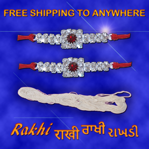 Rakhi Set Including Sacred Thread